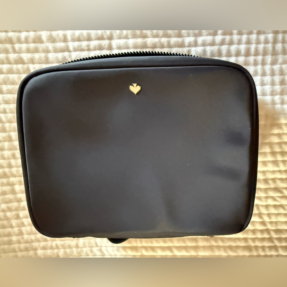 Kate Spade Black Travel Cosmetic/Toiletry Storage Bag Set - Picture 2 of 10